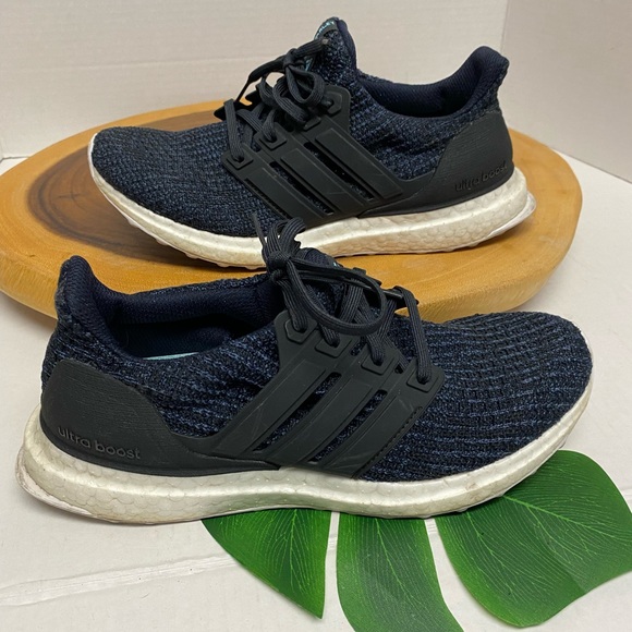 Running Shoes Deep Ocean Blue Ultra Boost Athletic Shoes Parley